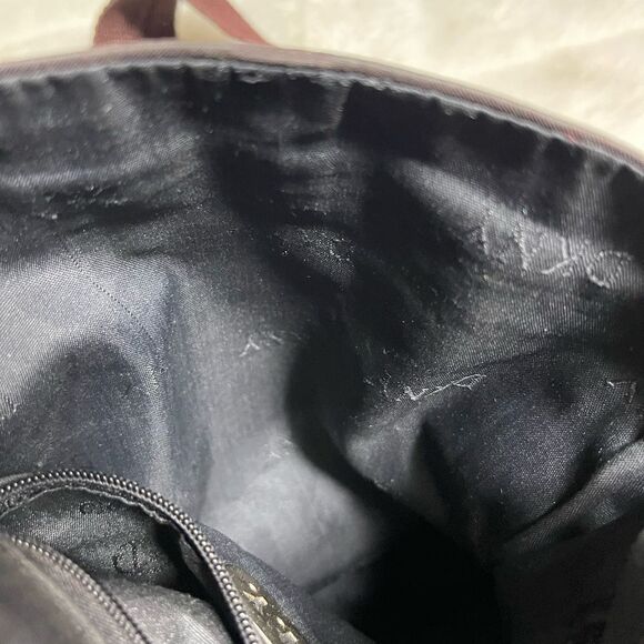 DKNY Brown Nylon small crossbody bag with silver tone accents and hardwares - Picture 4 of 12